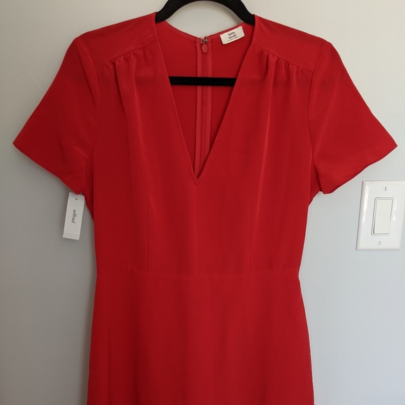 Wilfred Bluebell Red Dress - Picture 3 of 5
